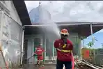 Kebakaran Masjid Raya Ahlussunah di Padang, Api Terlihat Sudah Besar di Kubah