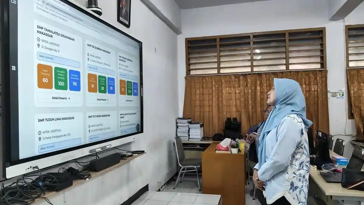 SPMB Makassar 2026: Ribuan Pendaftar Bersaing Masuk SMPN 1, 3 dan 24 - Tribun-timur.com