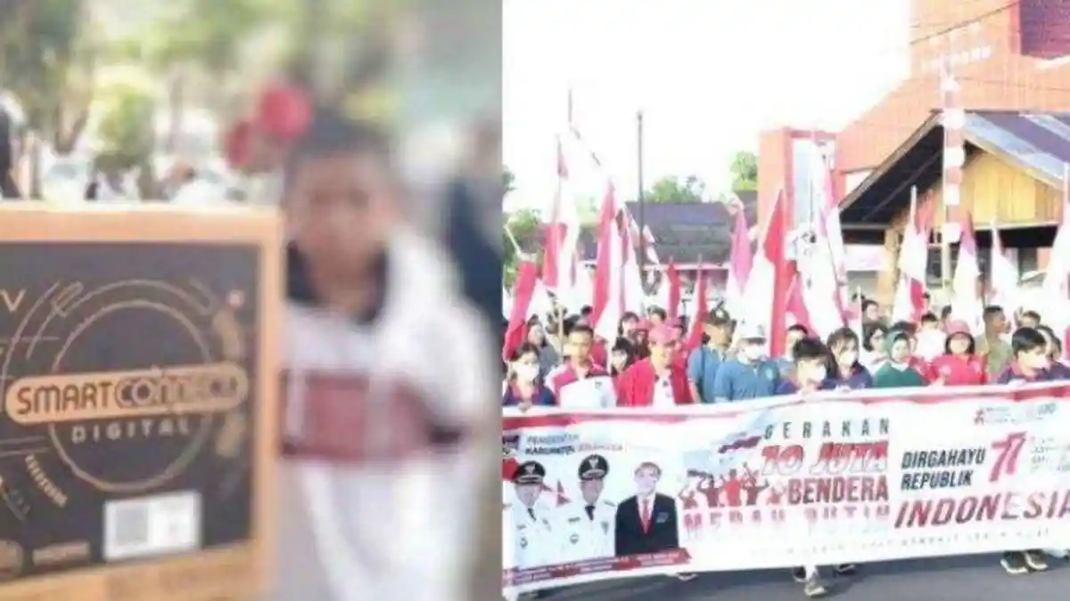 Bocah 12 Tahun di Makassar Protes Gara-gara Hadiah Umrah dari Jalan Sehat Diganti TV dan Dispenser