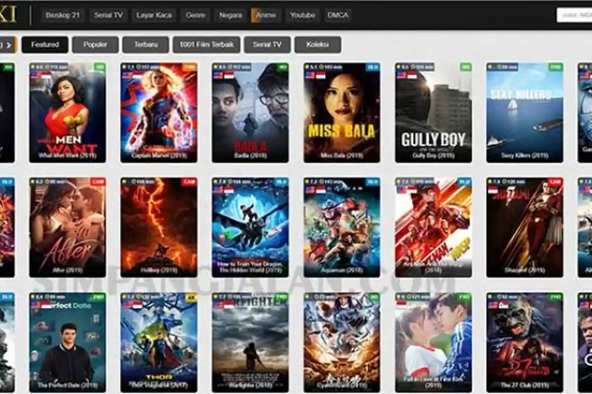 Akses 31 Web & Aplikasi Ini, untuk Download Film & Link Nonton Online, Lupakan LK21, Indoxxi, Ganool