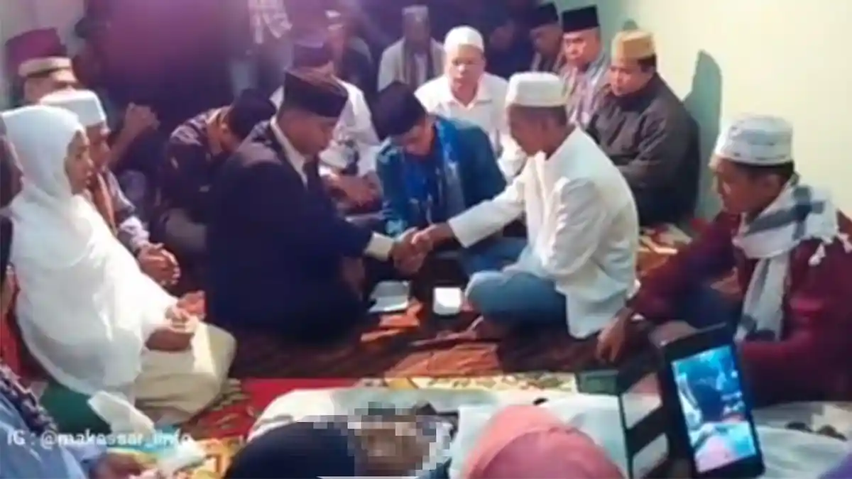 Helmina Sari Boru Hasibuan Menikah di Samping Jenazah Ayahnya, Tangisan Pecah usai Ijab Kabul