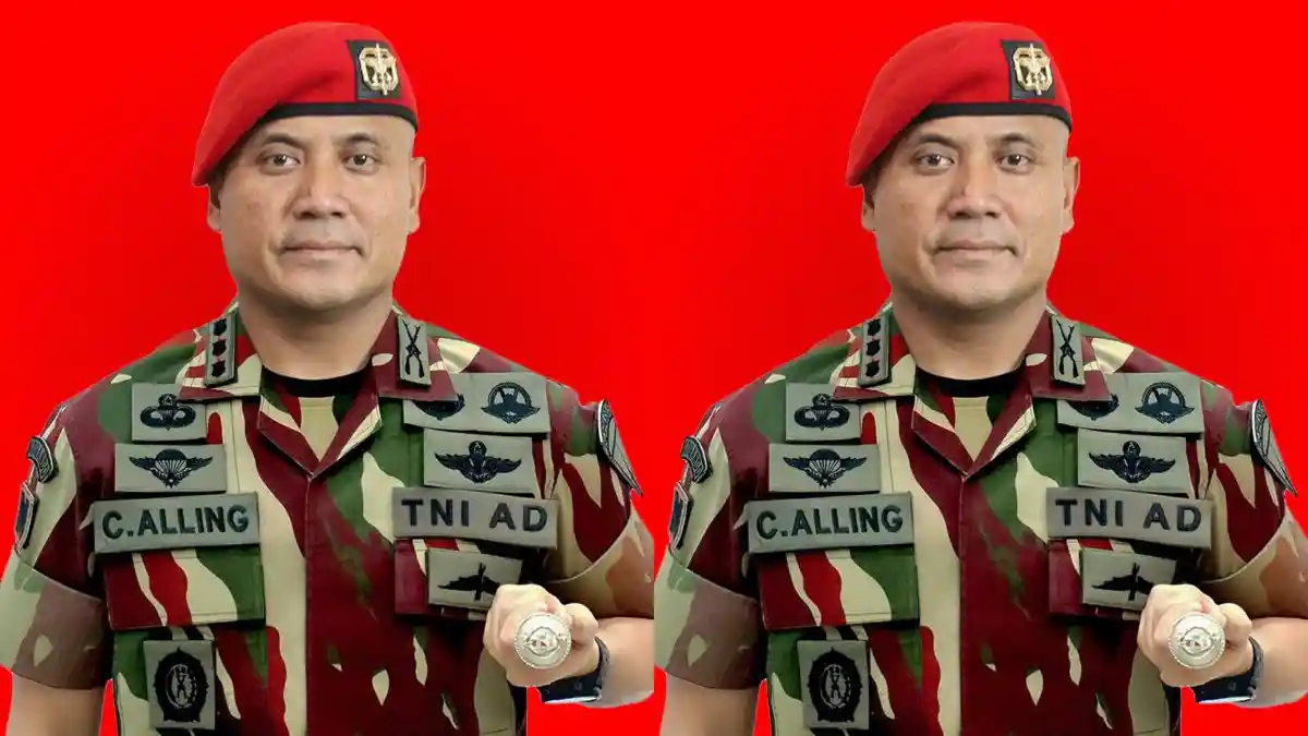 Charles Yohanes Alling Pecah Bintang Usia 45, Jenderal Termuda TNI