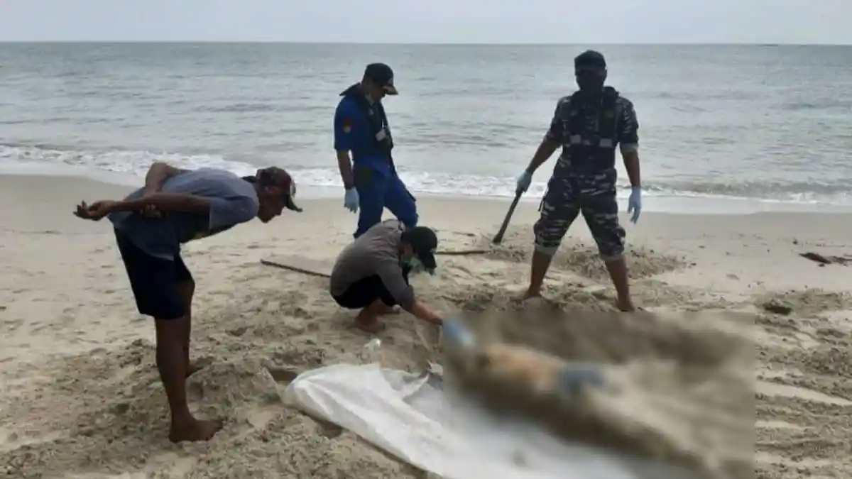 Penemuan Mayat Tanpa Kepala di Pantai, Warga Kendawangan Geger!