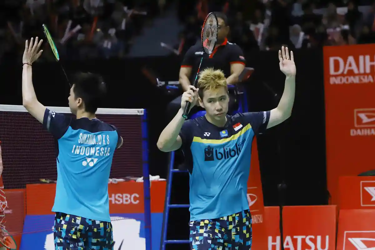 Malaysia Open 2019 - Marcus/Kevin Hanya Butuh 23 Menit Untuk Taklukan Juara India Open 2019