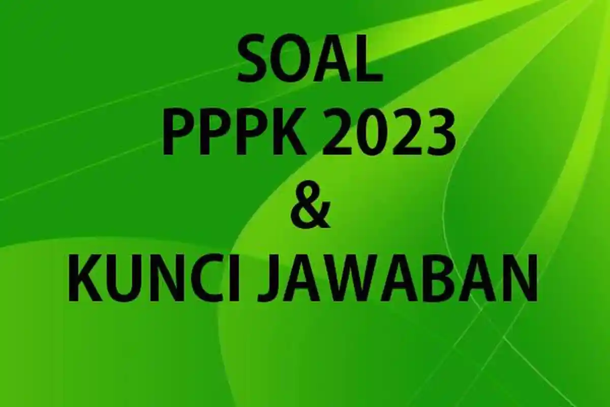 Soal Tes PPPK 2023 Analis Ketahanan Pangan Ahli Pertama Lengkap Kunci Jawaban