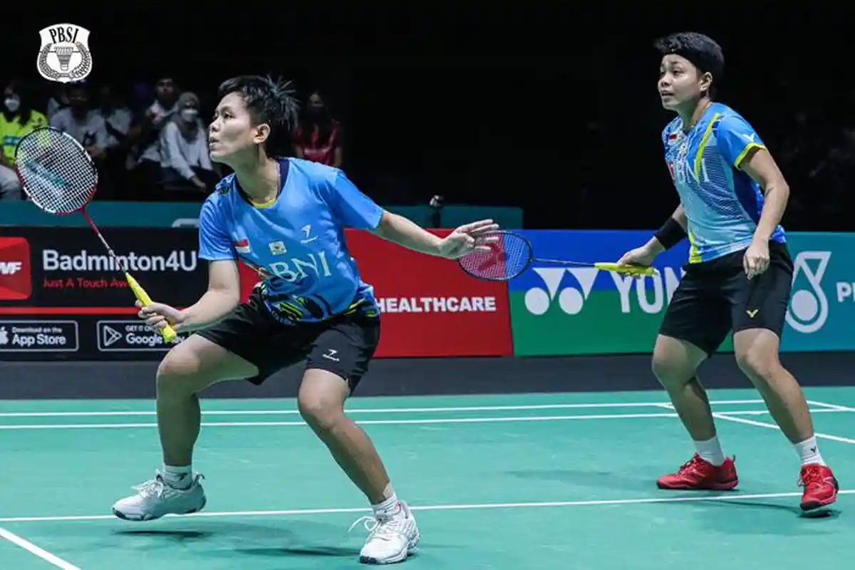 Hasil Singapore Open 2022 - Apriyani/Faida Hanya Butuh Waktu 27 Menit untuk Singkirkan Wakil Jepang