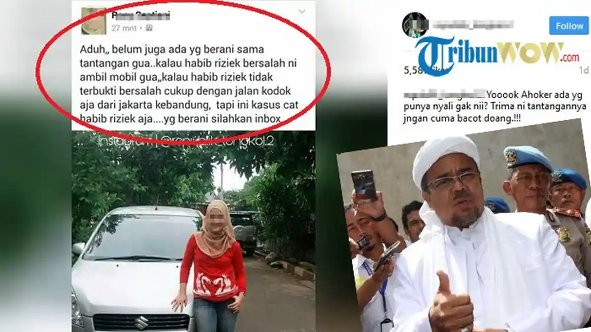 Wanita Cantik Ini Bikin Sayembara, Relakan Mobil bila Rizieq Bersalah