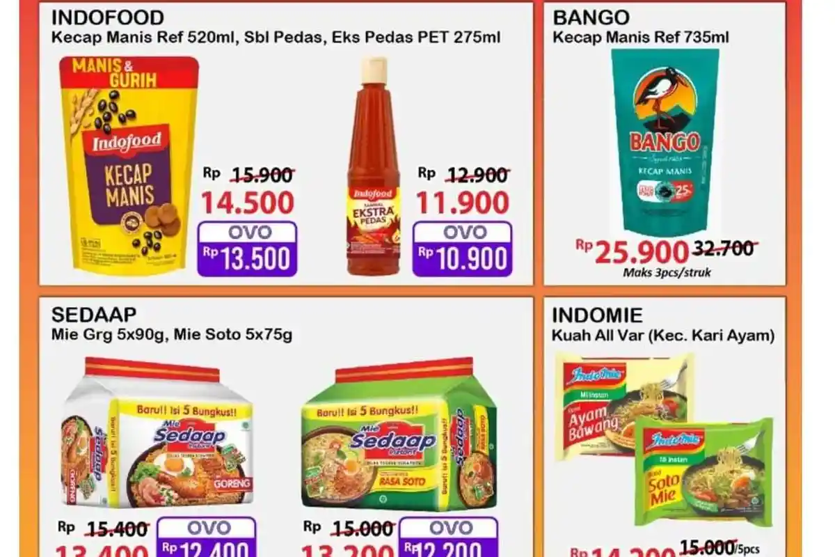 KATALOG Promo JSM Alfamart 26-28 Mei 2023, Lebih Murah Pakai OVO, Kecap Saos Mi Instan Extra Diskon