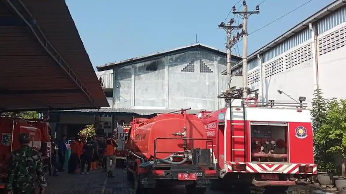 BREAKING NEWS: Pabrik Plastik CV Roda Dunia di Mranggen Demak Kebakaran