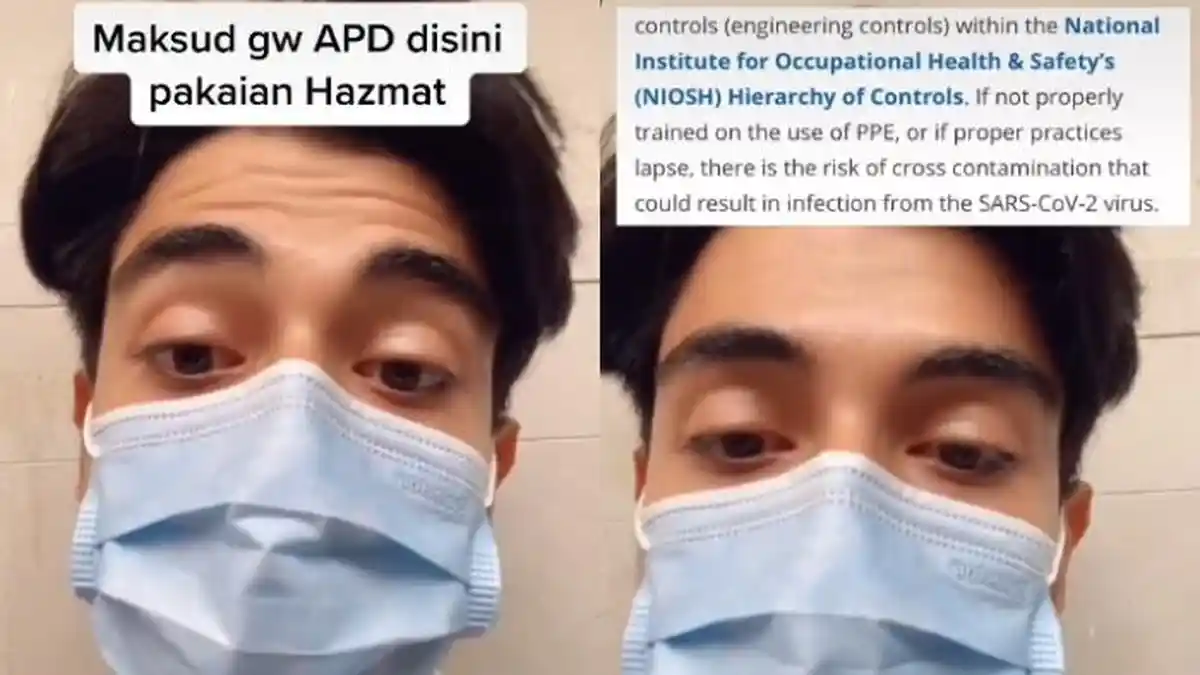 Kata Dokter soal Video Pasangan Kekasih Pakai Hazmat di Bioskop, Ini Risiko Pakai APD Sembarangan