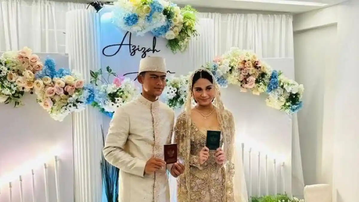Bukan Seperangkat Alat Salat, Ini Mahar Pratama Arhan Buat Azizah Salsha Yang Resmi Menikah Hari Ini