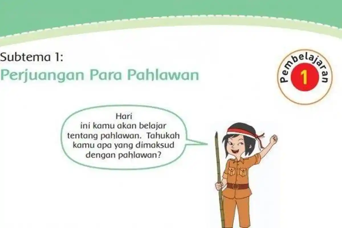 Kunci Jawaban Kelas 4 Tema 5 Halaman 1 3 4 6 7 8 9, Nilai-nilai Perjuangan dan Peninggalan Para Raja