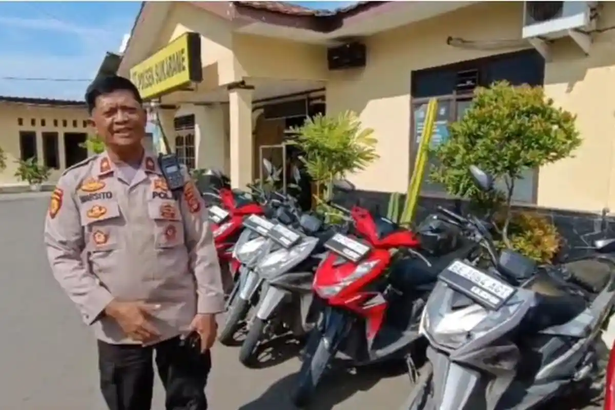 Polsek Sukarame Bandar Lampung Sudah Terima 25 Motor Titipan Warga yang Mudik
