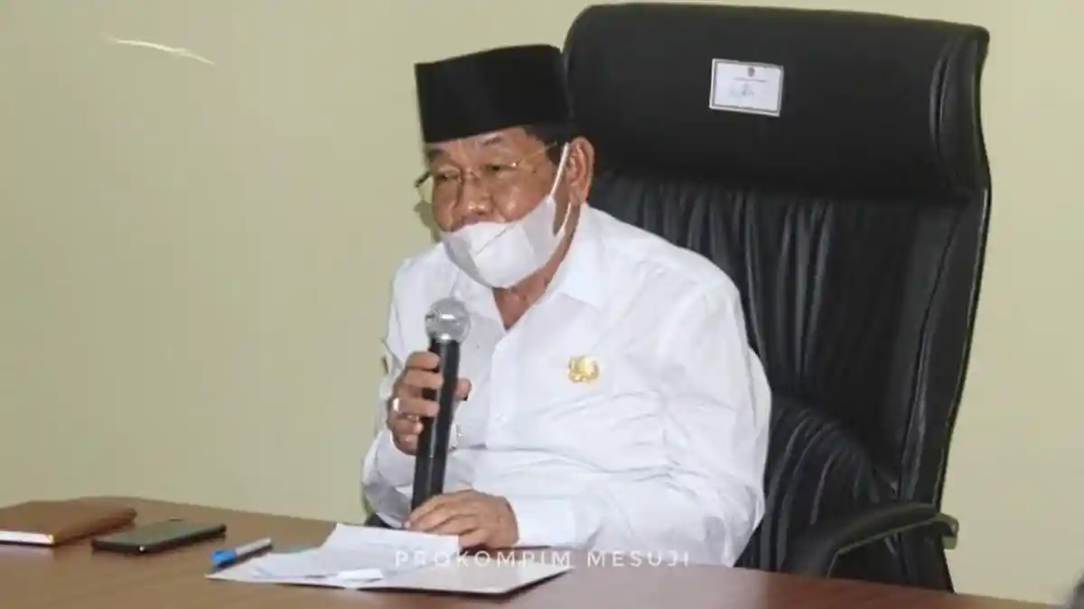Bupati Mesuji Saply TH Buka Rapat Pokja KTM Mesuji Timur Tahun 2022