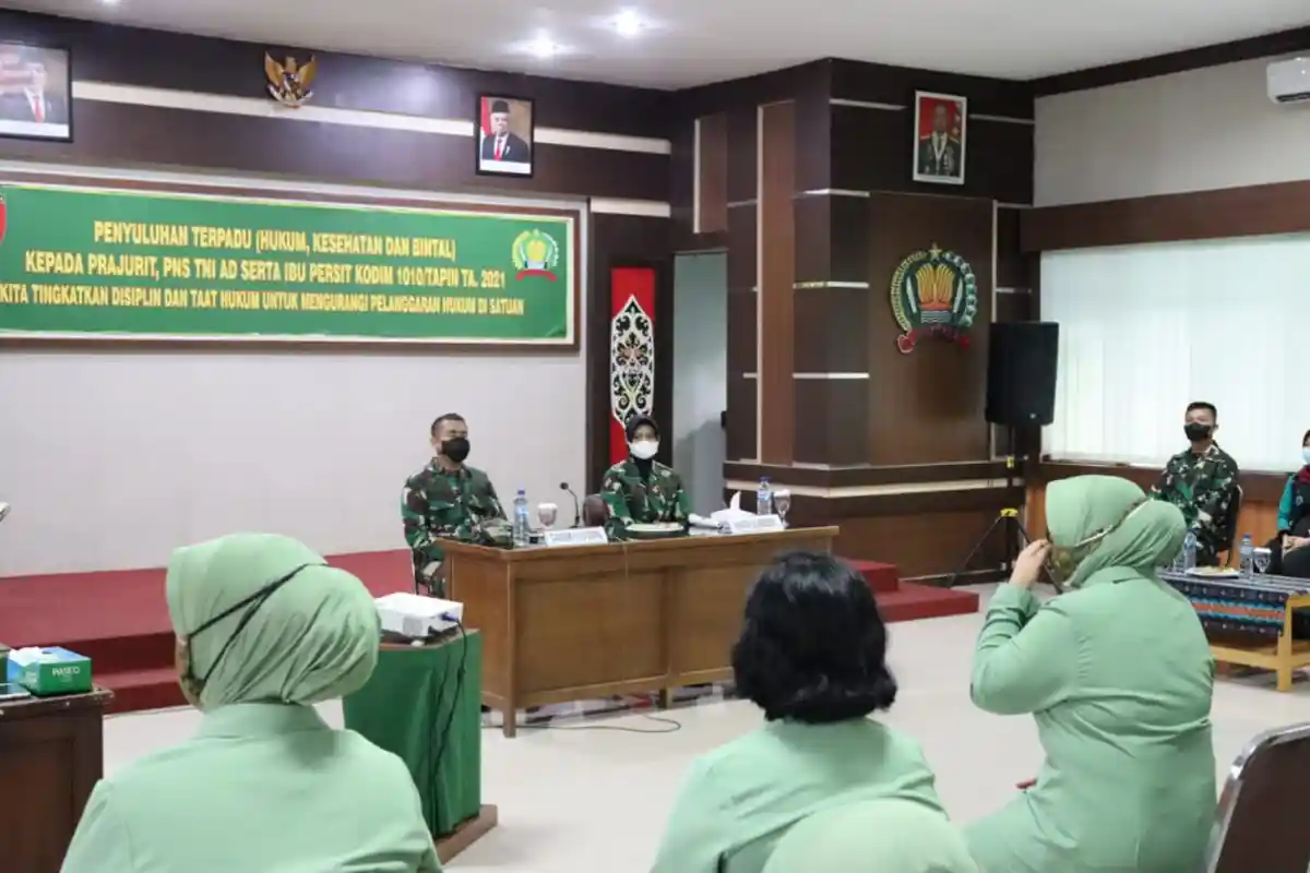 Tingkatkan Kedisiplinan dan Kesehatan, Kodim 1010 Tapin Gelar Kegiatan ini