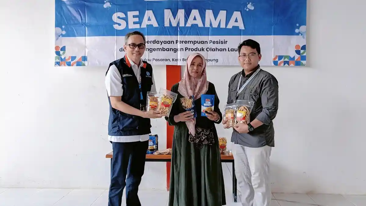 Jasa Raharja Dukung UMKM di Pulau Pasaran Bandar Lampung