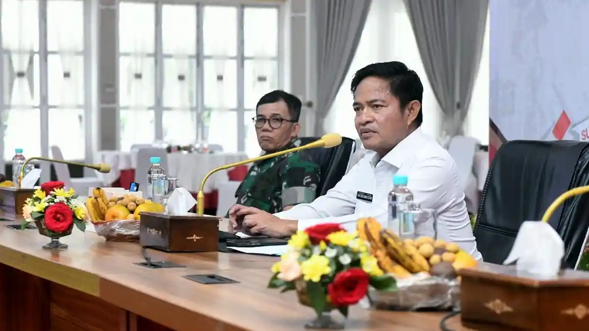 Pj Gubernur Sumut Gelar Rakor Pemilu dengan Seluruh Kepala Daerah, Beri Pesannya Berikut Ini