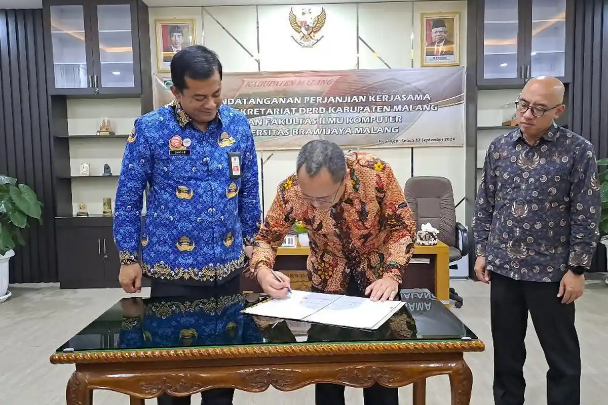 Sekretariat DPRD Kabupaten Malang Jalin Kerjasama dengan FIKom UB dalam Peningkatan JDIH