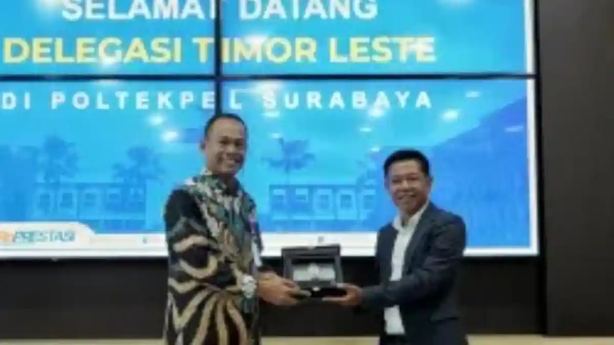 Delegasi Timor Leste Kunjungi Poltekpel Surabaya