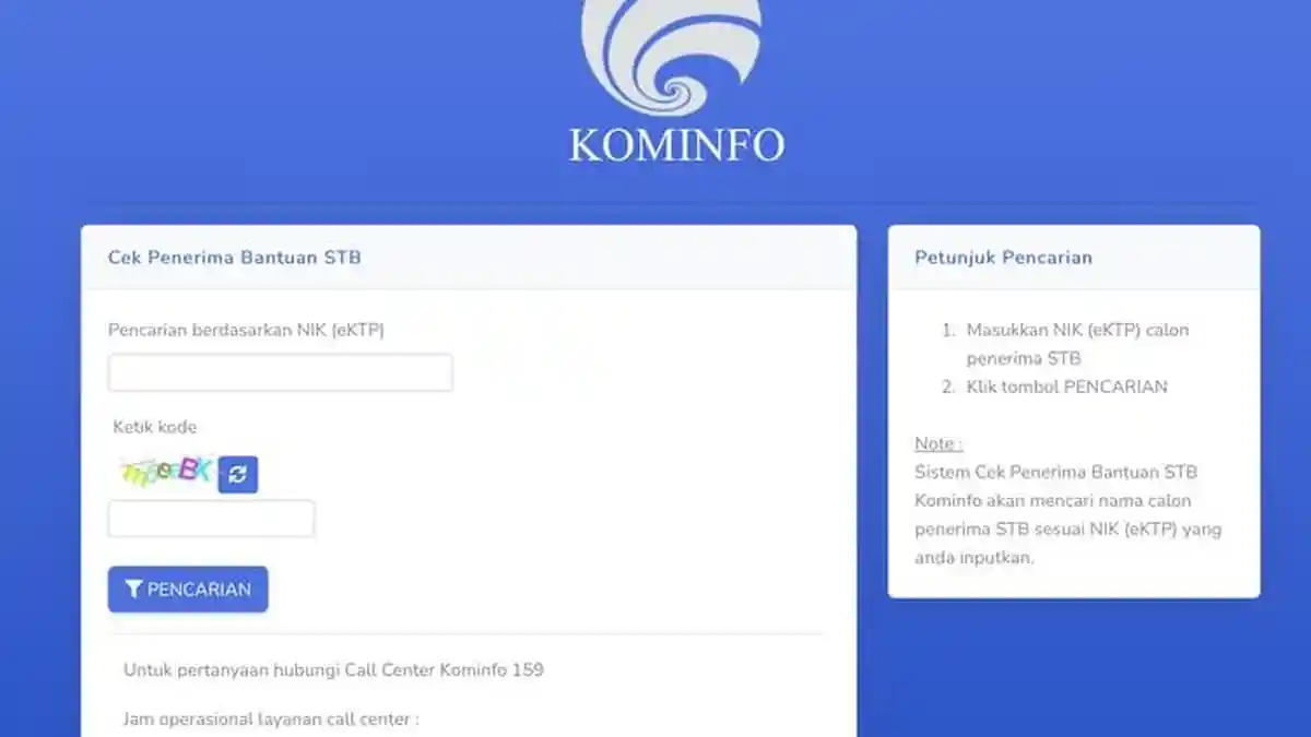 Link Cara Cek dan Pengajuan Penerimaan Bantuan STB Gratis, Kunjungi cekbantuanstb.kominfo.go.id