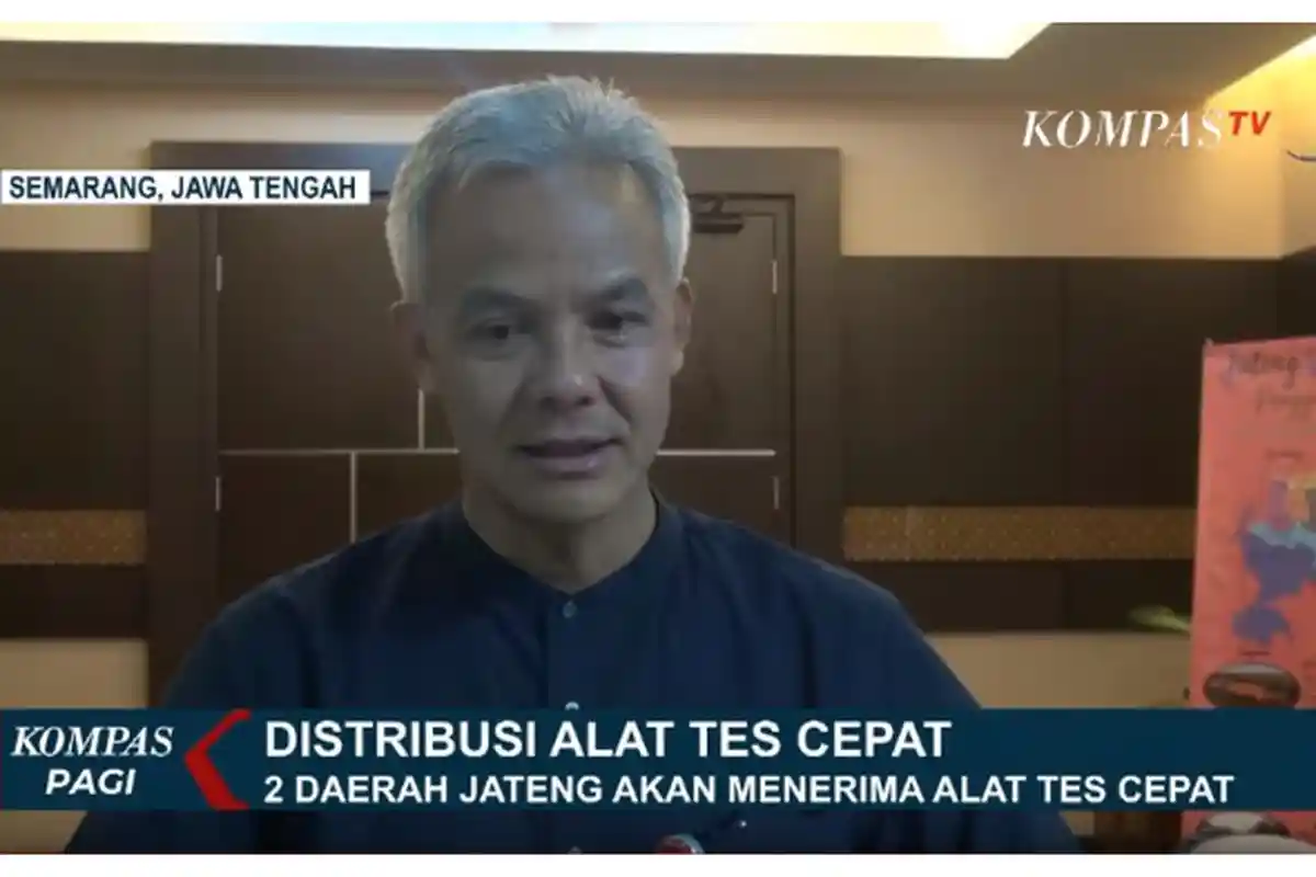 Cegah Penyebaran Virus Corona di Jateng, Ganjar Pranowo akan Lakukan Rapid Test di Solo dan Semarang