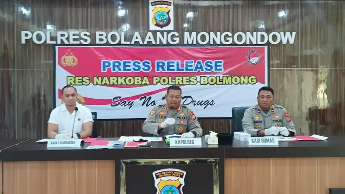 Kedapatan Bawa Sabu, Polres Bolmong Amankan Warga Donggala Sulsel di Terminal A Desa Dulangon