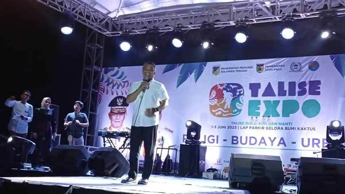 Wali Kota Palu Hadianto Rasyid Buka Talise Expo, Ini Pesannya