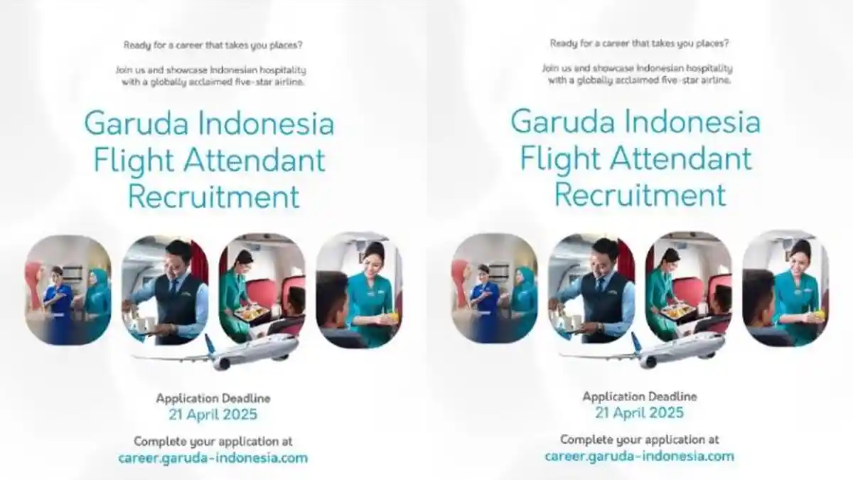 Link Pendaftaran Rekrutmen Cabin Crew Garuda Indonesia, Terbuka untuk Lulusan Diploma