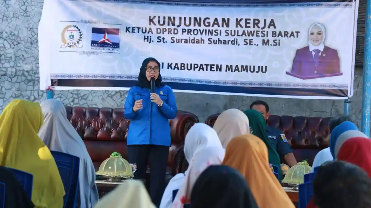 Sah Jadi Ketua DPRD Sulbar, Suraidah Sambangi Konstituen