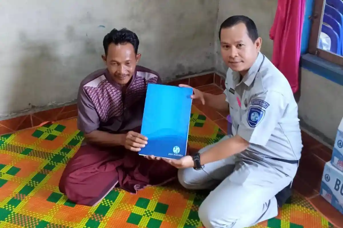 Ahli Waris Korban Kecelakaan di Keposang Bangka Selatan Terima Santunan Jasa Raharja