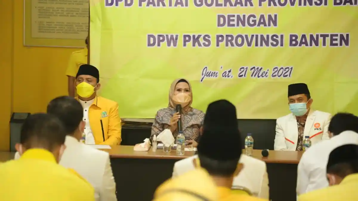 DPW PKS Banten Kunjungi Kantor DPD Partai Golkar, Apakah Bakal Berkoalisi di Pilgub Banten?