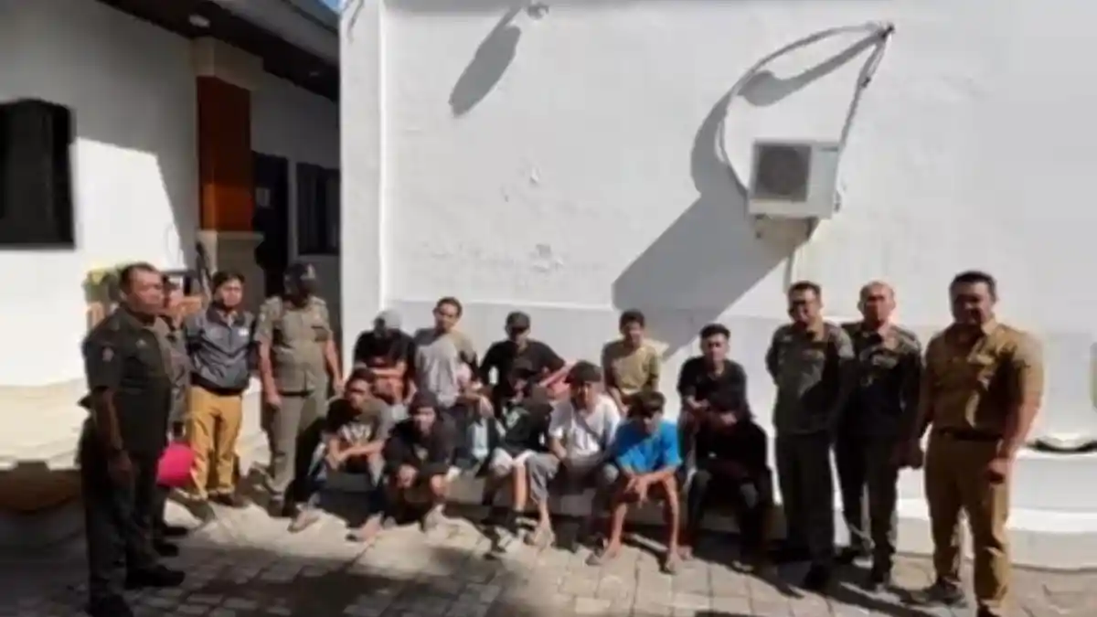 Januari 2026, Satpol PP Denpasar Bali Tangani 50 Gepeng, Manusia Silver hingga ODGJ