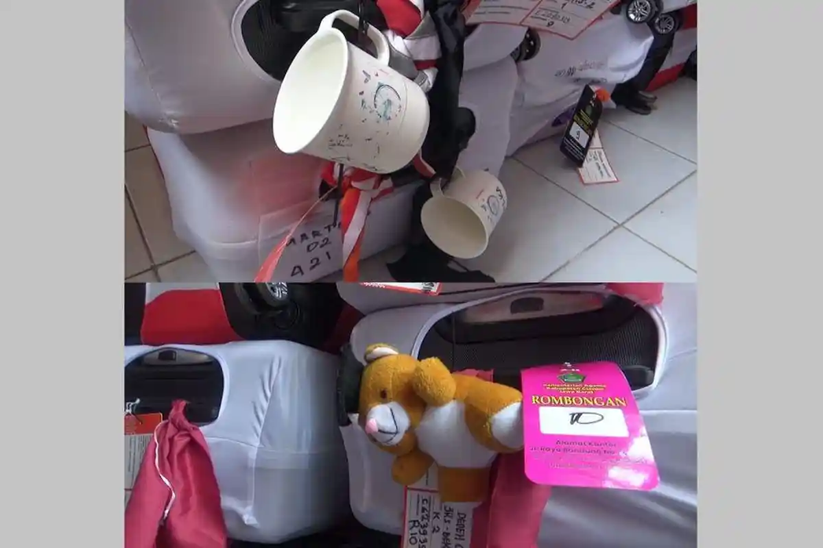 Agar Tak Tertukar di Tanah Suci, Jemaah Haji Cianjur Punya Cara Unik Untuk Bedakan Koper Miliknya