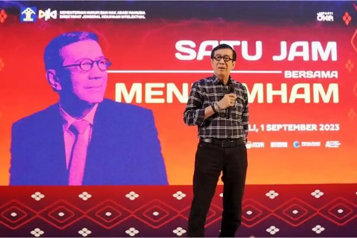 Menkumham Ajak UMKM Bali Bicara KI dan Kemudahan Berusaha