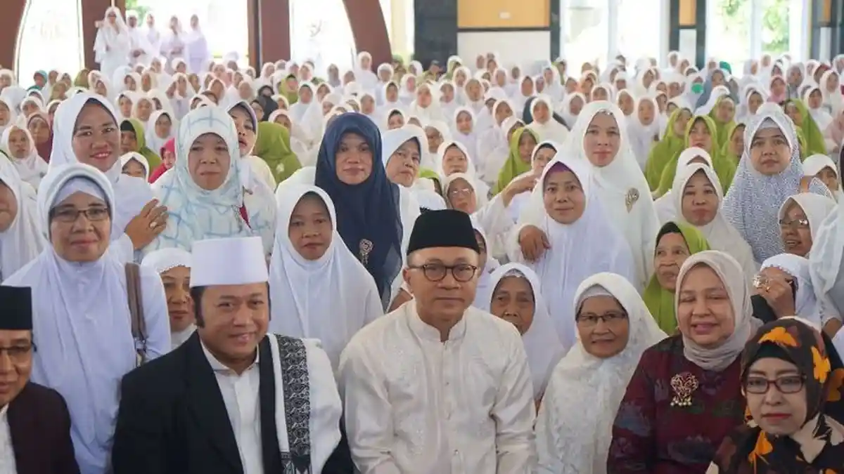 Ketua MPR RI Melepas Rombongan Jamaah Haji Asal Lampung Selatan