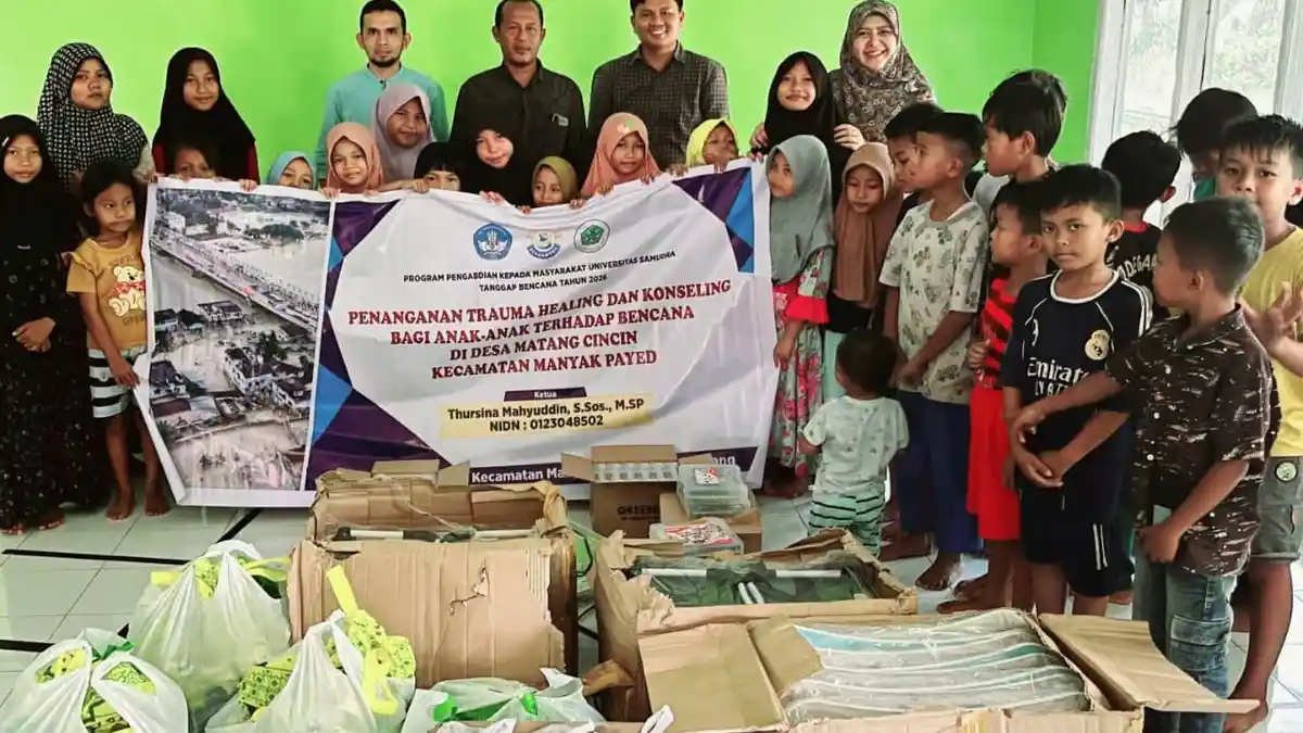 Dosen Unsam Berikan Konseling dan Trauma Healing Bagi Anak Korban ...