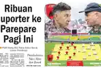 Eksodus Ribuan Pendukung Juku Eja Bergerak ke Parepare Pagi Ini