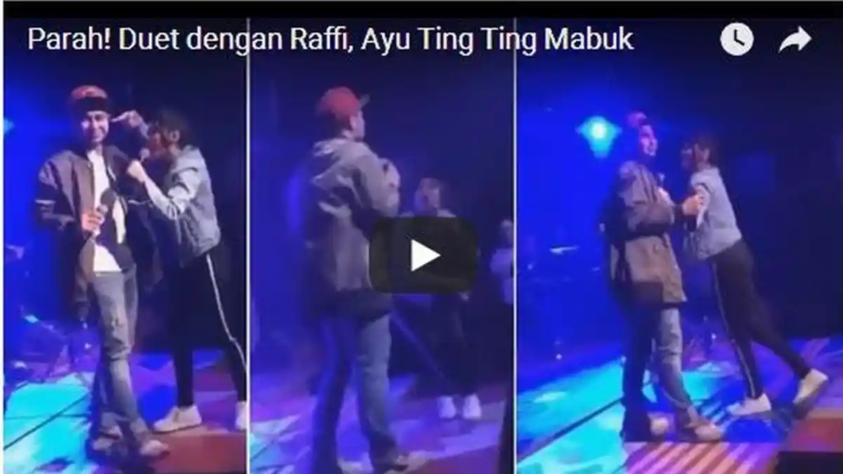 Video Raffi Rangkul Ayu Ting-Ting yang Sempoyongan, Netizen: Mbak Gigi Pasti Sakit Lihatnya