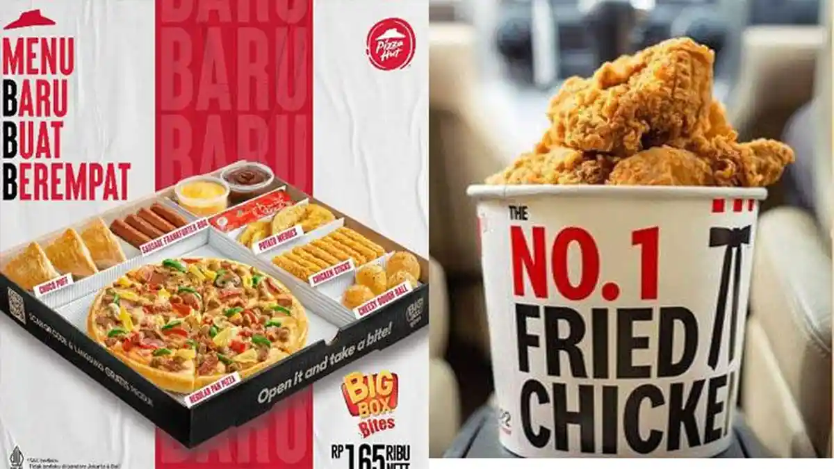 Promo Makanan Akhir Pekan Ini, Nikmati Menu McD JCO KFC Pizza Hut Chatime Hokben BreadTalk A&W