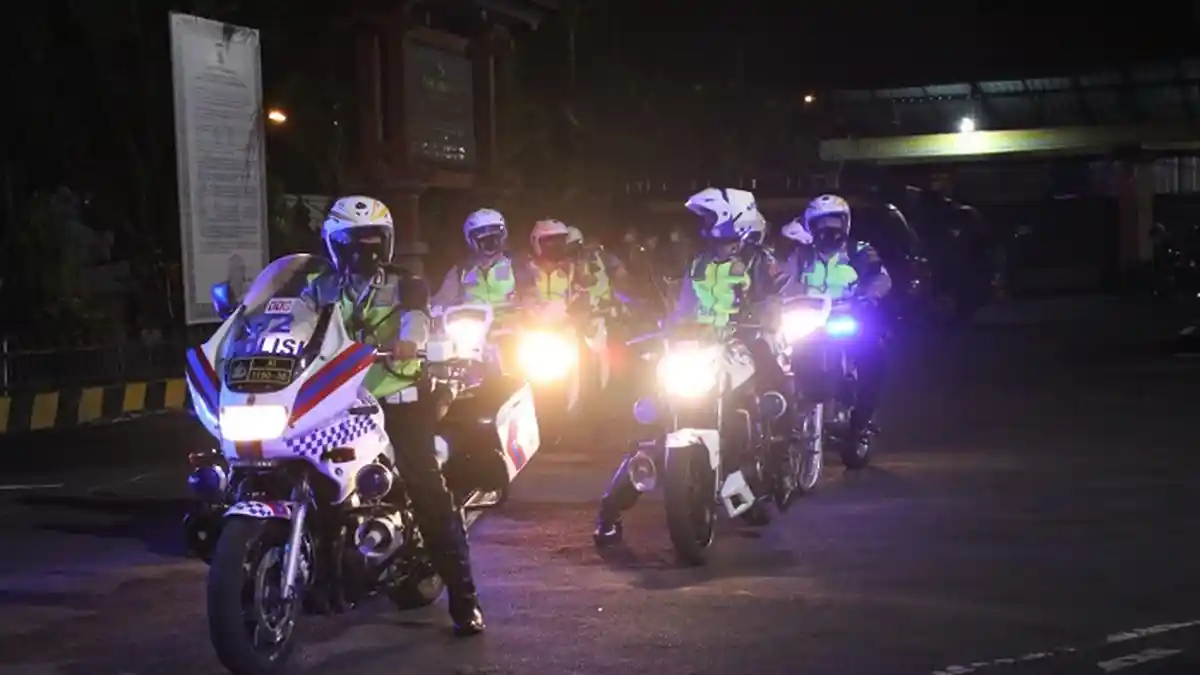 Antisipasi Kerumunan Jelang Hari Raya Kuningan, Kapolres Badung Lakukan Patroli Berskala Besar