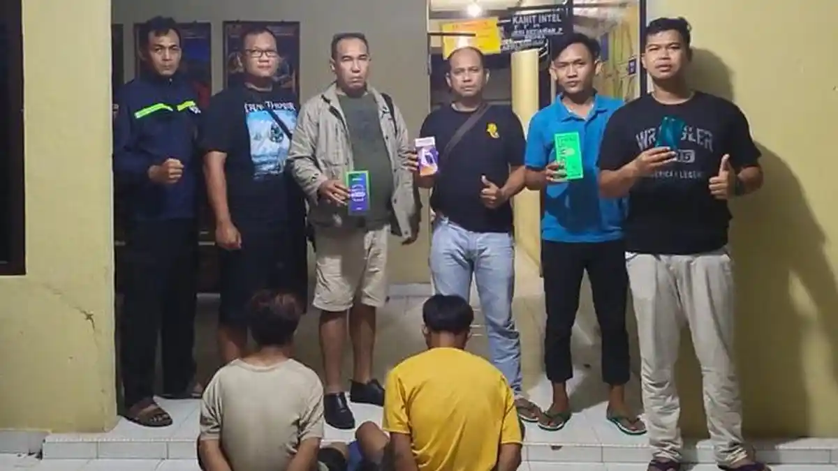 2 Pembobol Gerai Handphone Ditangkap Polres Tulangbawang Polda Lampung