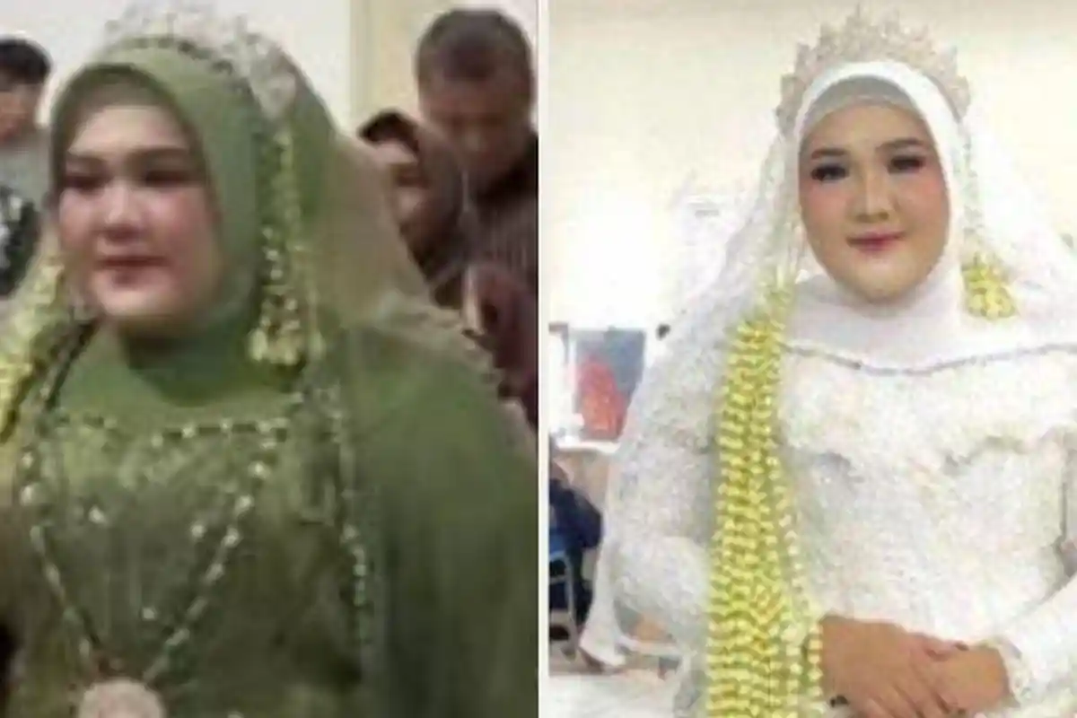 Sosok Pengantin Ditinggal Calon Suami Hamili Wanita Lain, Nangis Lanjutkan Resepsi: Salahku di Mana