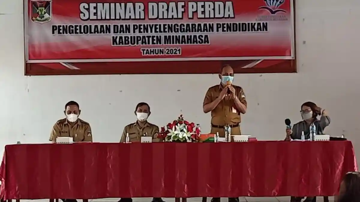Pemkab Minahasa Matangkan Draf Perda Penyelenggaraan Pendidikan