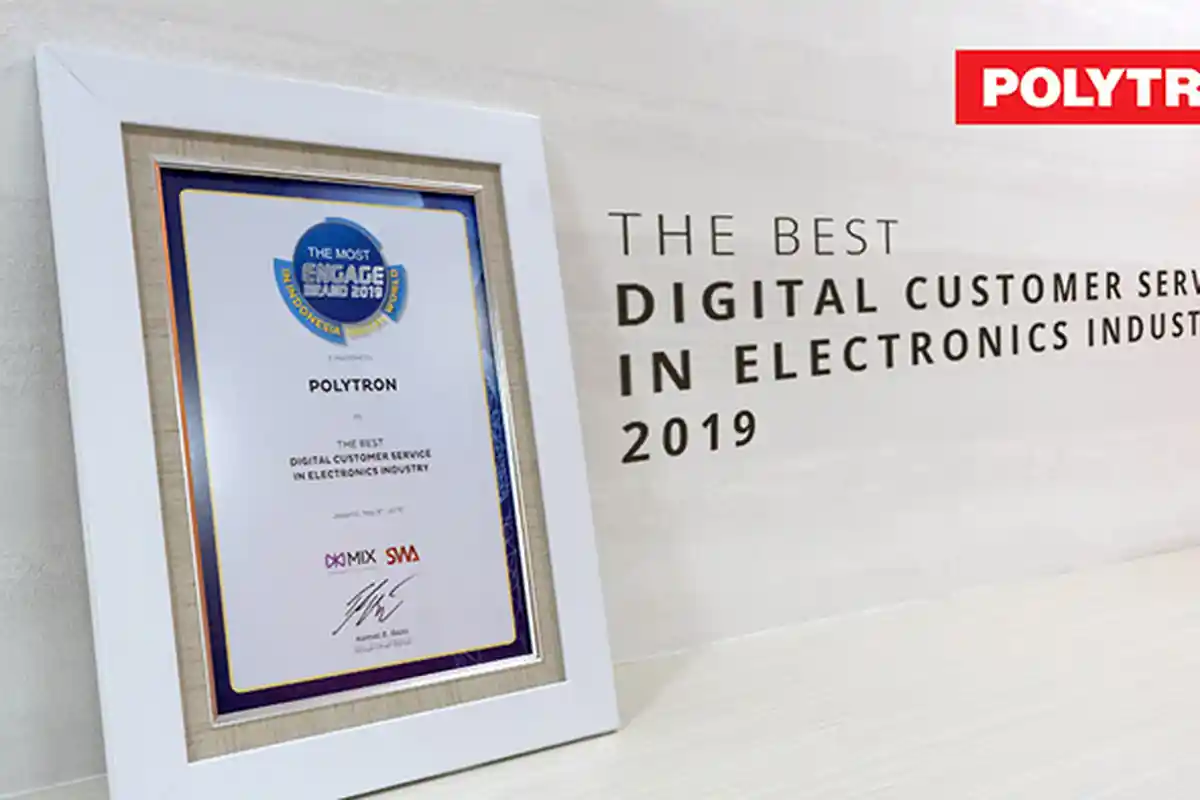 Polytron Raih Penghargaan The Best Digital Customer Service 2019 dari SWA