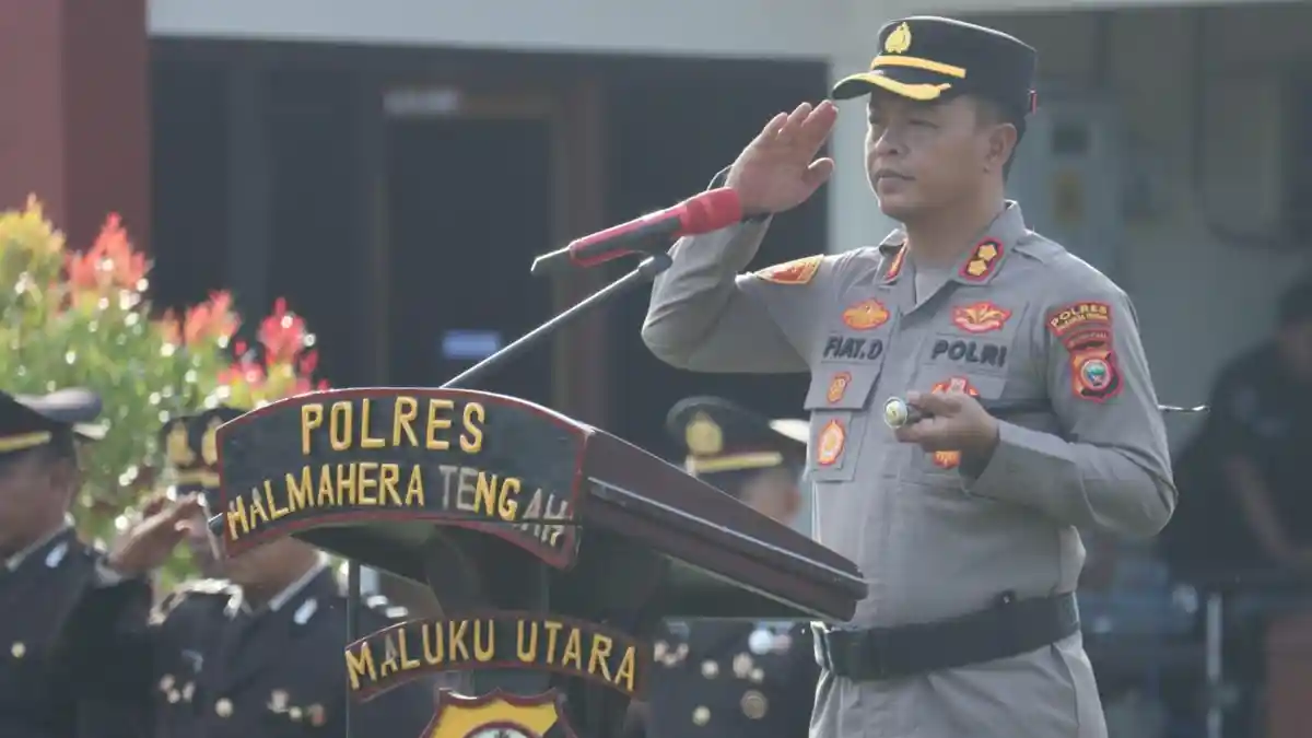 Kapolres Halteng Pimpin Sertijab Kasat Samapta dan Kapolsek Patani