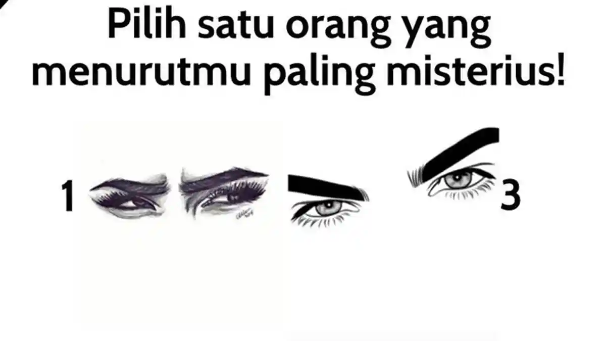 Tes Kepribadian: Jika Dilihat dari Mata, Manakah Orang yang Menurutmu Paling Misterius?