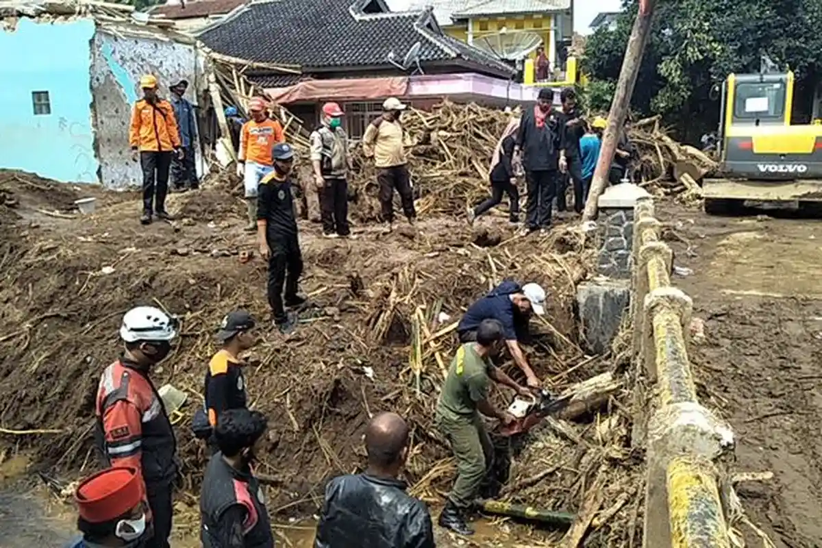 BPBD Kabupaten Sukabumi Mencatat Kerugian Banjir Bandang di 3 Kecamatan Mencapai Rp 23,73 miliar
