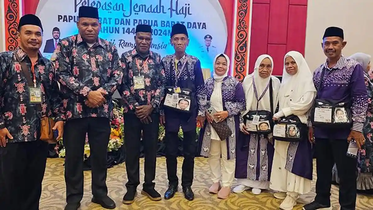 Asisten II Setda Maybrat Hadiri Pelepasan Jemaah Calon Haji di Makassar, Wujud Dukungan Pemda