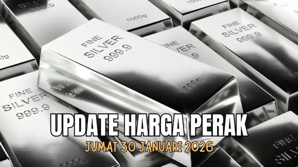 Perak Antam Melemah Hari Ini Jumat 30 Januari 2026, Harga Turun dari Rp72.900 ke Rp72.750 per Gram
