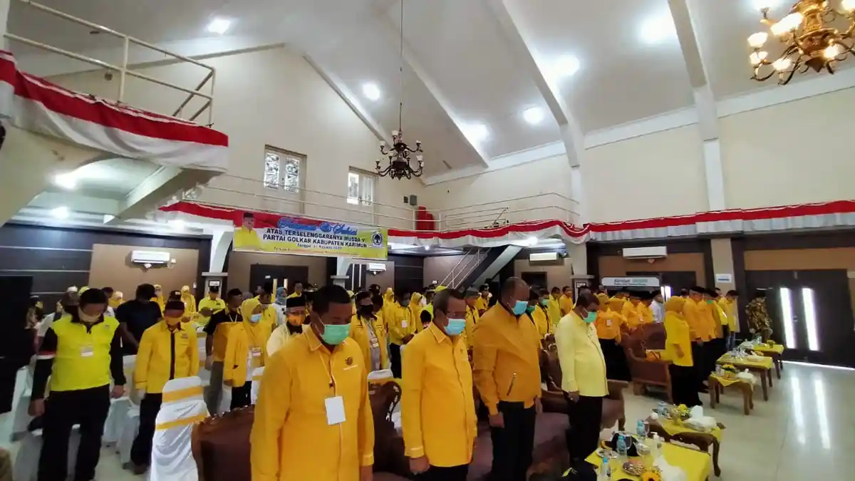 Hasil Musda, Aunur Rafiq Kembali Pimpin Partai Golkar di Karimun Periode 2020-2025